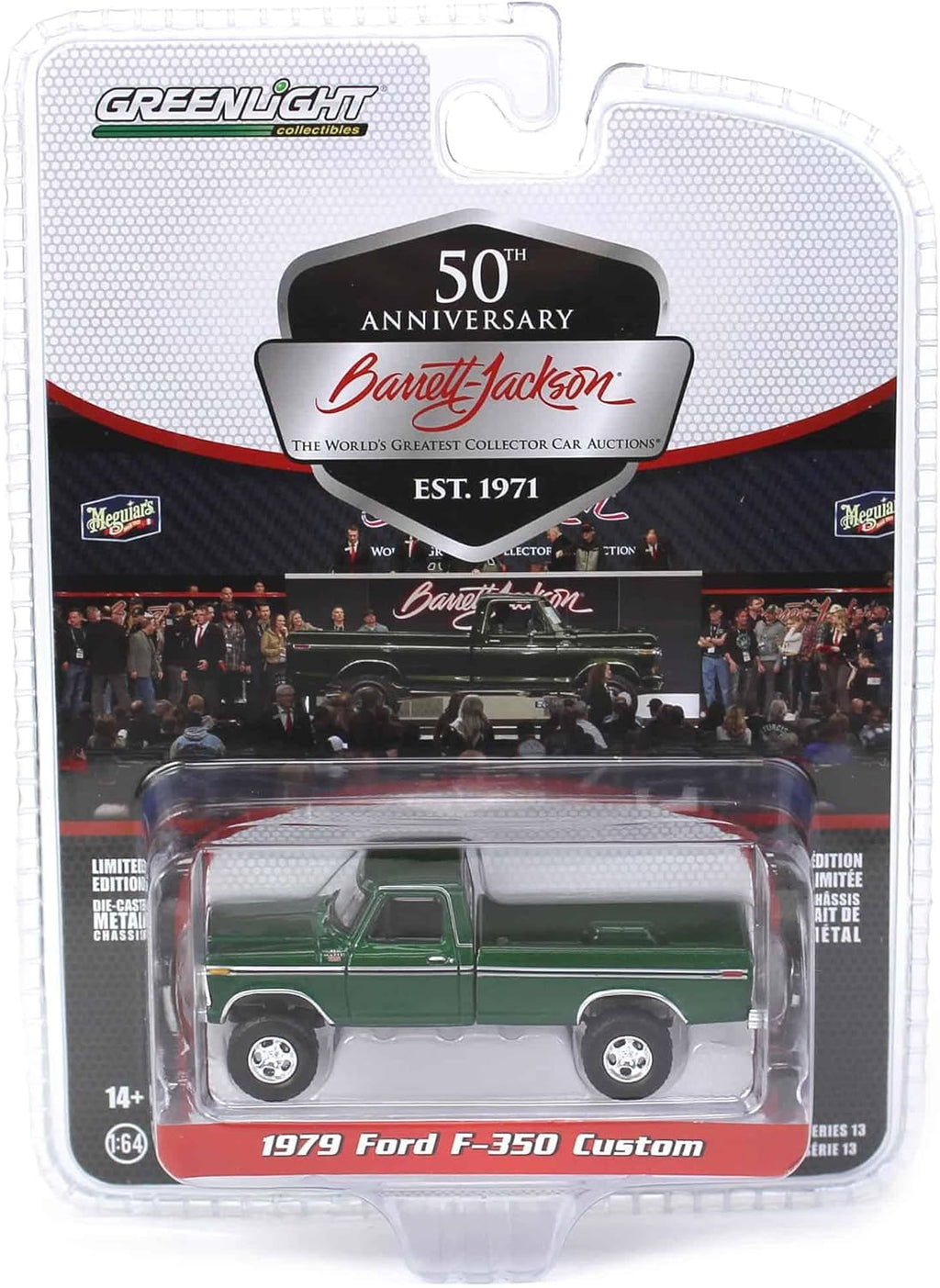 Greenlight Collectibles 1/64 1979 Ford F-350 Custom Green M854