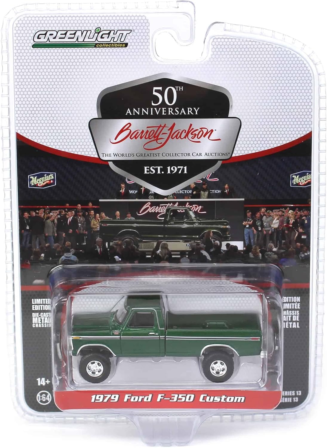 Greenlight Collectibles 1/64 1979 Ford F-350 Custom Green M854