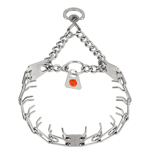 Herm Sprenger Stainless Steel Prong Dog Training Collar with Swivel Ultra-Plus Pet Pinch Collar No-Pull Collar for Dogs Made in Germany 3.2mm x 23in Medium