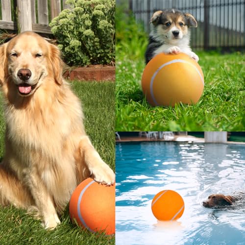 Large Dog Tennis Ball 9.5" Giant Toy for Small Medium Large Dogs W666