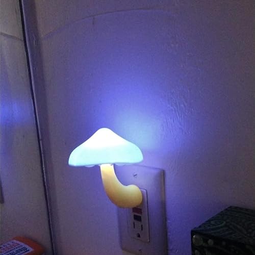 AUSAYE 5Pack Sensor LED Night Light Plug in Mushroom Lamp for Bedroom G797882