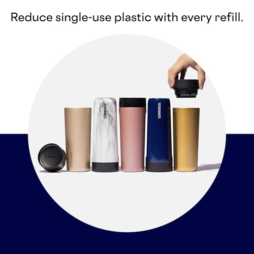 Corkcicle Commuter Cup Travel Mug Insulated Coffee Mug with Lid 17 oz Dragonfly J36810
