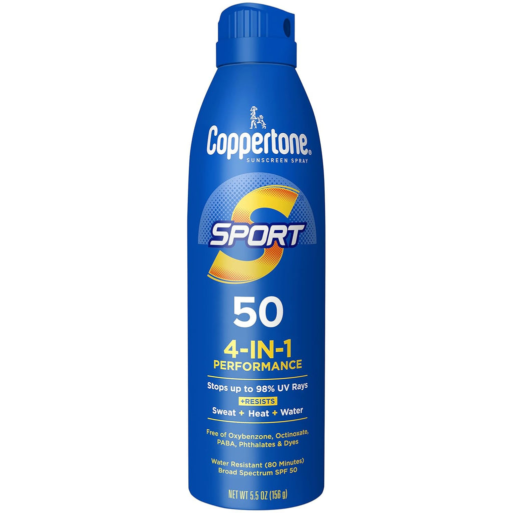 Coppertone Sport Sunscreen Pack SPF 50 Spray & SPF 40 Stick A3263