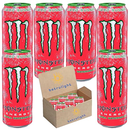 Monster Energy Zero Sugar | Sugar Free Energy Drink | Ultra Variety Pack | Pack of 6 | Every Order is Elegantly Packaged in a Signature BETRULIGHT Branded Box | (16 Fl oz, Sampler Pack)