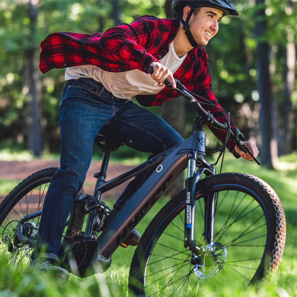 Hyper Bicycles E-Ride 29" 36V Electric Mountain Bike for Adults, Grey N5618