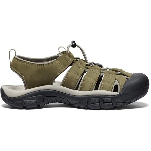 KEEN Men's Newport Closed Toe Leather Water Sandals A16985