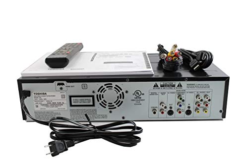 Toshiba VHS to DVD Recorder VCR Combo with Remote and HDMI W84717