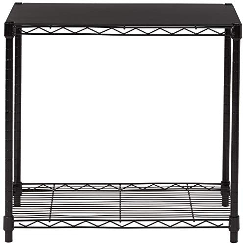 Amazon Basics 3-Shelf Adjustable Steel Wire Rack Storage Shelving, Chrome D243
