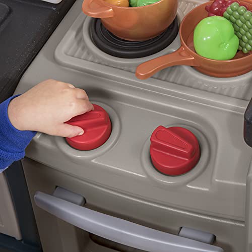 Step2 Modern Metro Kitchen Set for Kids, Lights & Sounds, 33 Pieces S408