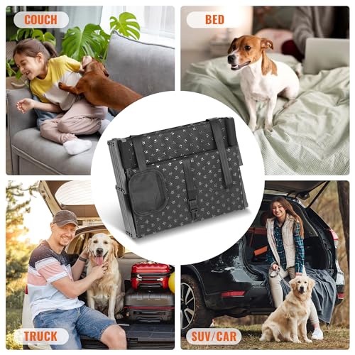 Foldable Dog Stairs for Car, SUV & Truck, Non-Slip, 200 Lbs T92186