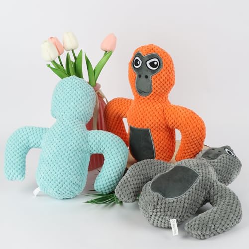 Gorilla Tag Plush Stuffed Animal Gray N58060