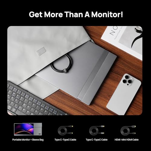 ARZOPA 16.1'' 144Hz Portable Gaming Monitor, 1080P FHD, HDR L526
