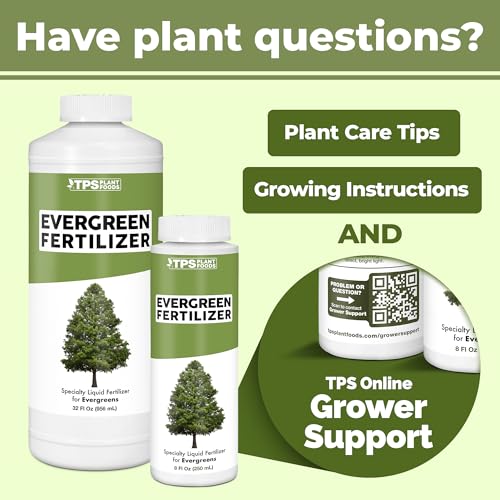 Evergreen Tree Fertilizer for Conifer Trees and Shrubs, Liquid Plant Food 32 oz P267