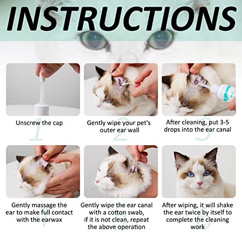 Dog Ear Cleaner Treatment for Itchy Inflamed Ears, 60ml Q20044
