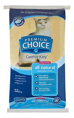 Carefree Kitty Unscented All-Natural Clumping Cat Litter - 25lb Bag (Packaging May Vary)