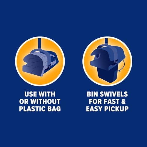 Arm & Hammer Pooper Scooper Swivel Bin & Rake with Petmate Poop Bags 20 Count V15908