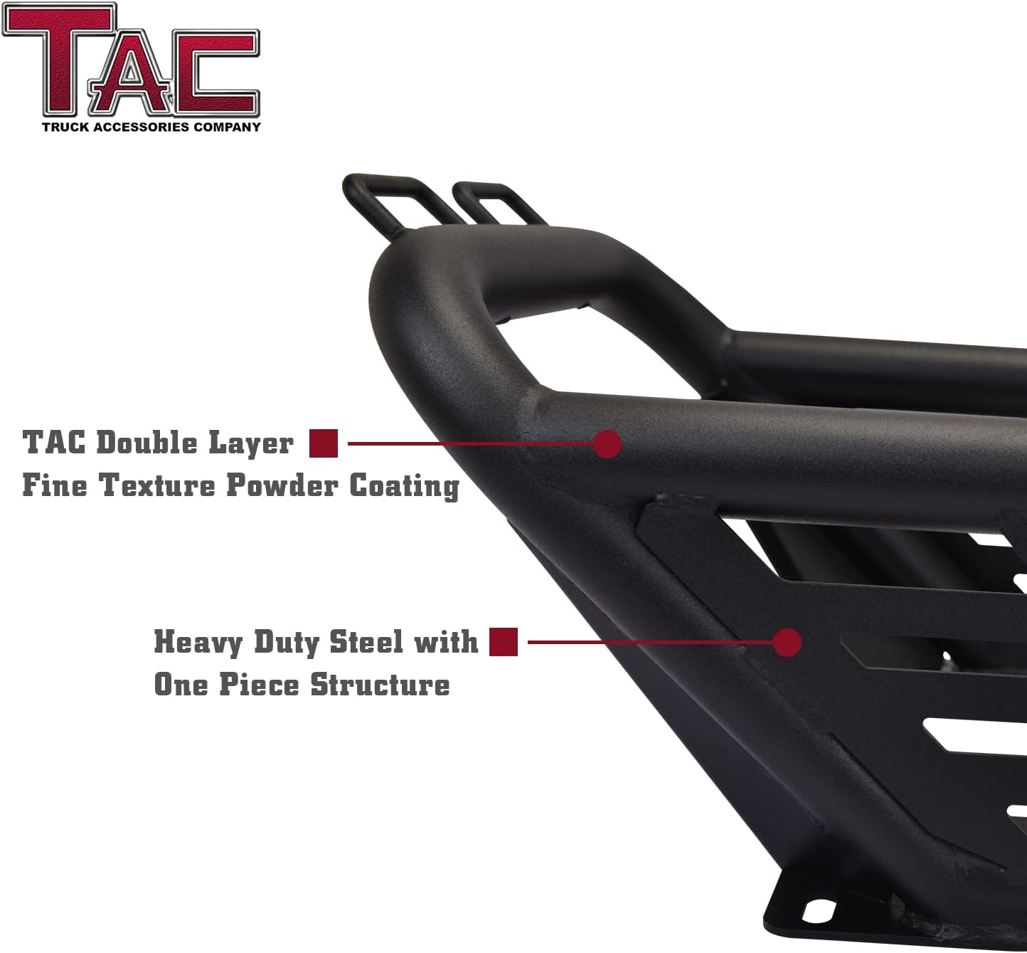 TAC Universal Spare Tire Carrier for 40 inch Truck Bed, Heavy Duty Black K191206