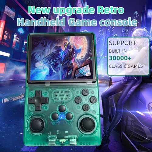 Handheld Game Console with 3.5 inch HD IPS Screen and 256G Card B564