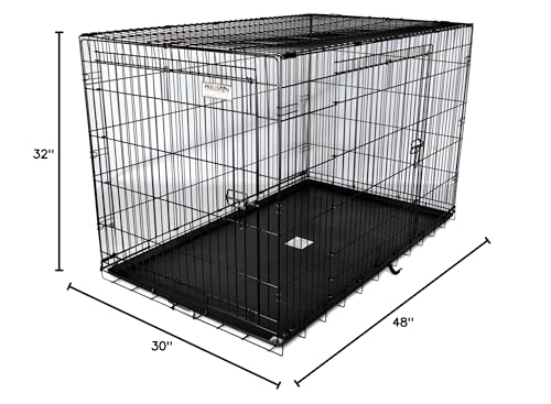 Precision Pet Products Two Door Wire Dog Crate, 48 Inch A83343