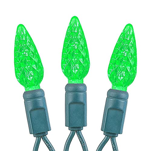 Novelty Lights 24ft 70 LED Purple/Lime Green Halloween String Lights L643884