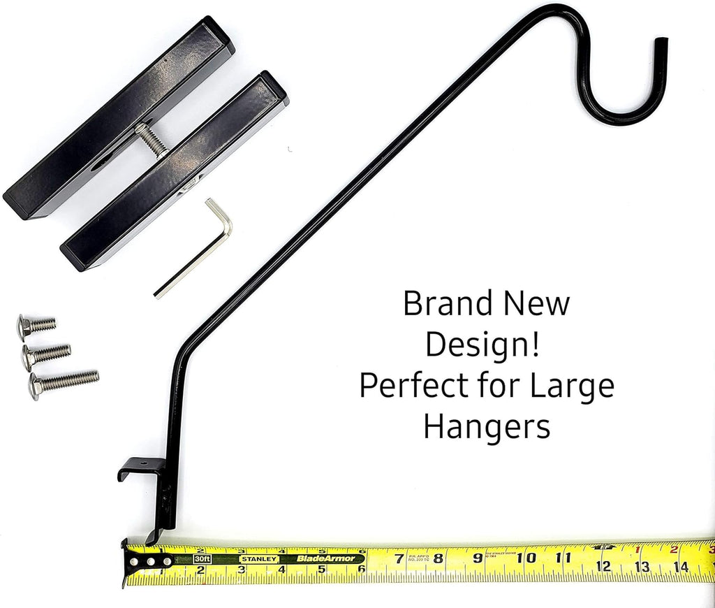 Hold It Mate Multi Use Deck Mounted Hook Kit for Bird Feeders, Planters, and Wind Chimes J859