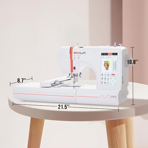 EOC05 Embroidery Machine with 7" Touchscreen and Large Hoop Y131