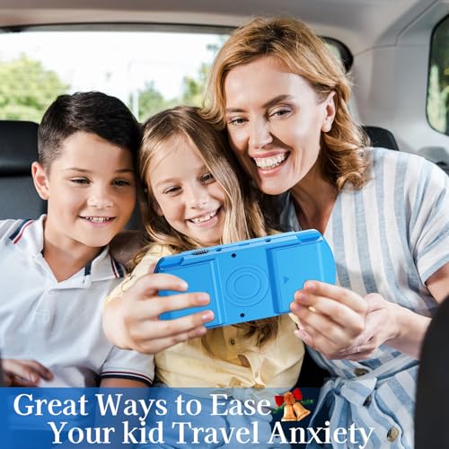 Handheld Game Console for Kids, 3" HD Screen, 258 Games, Blue J1136