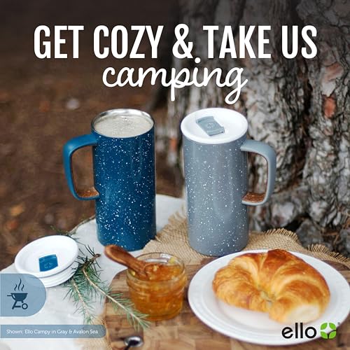 Ello Campy Vacuum Insulated Travel Mug 18oz with Leak-Proof Lid U4783