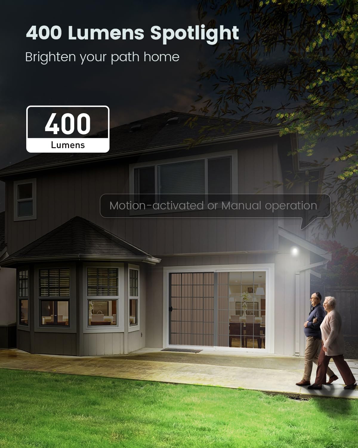 AOSU Security Cameras Wireless Outdoor, 3K/5MP Solar Powered, 360° Pan/Tilt, Color Night Vision J833107
