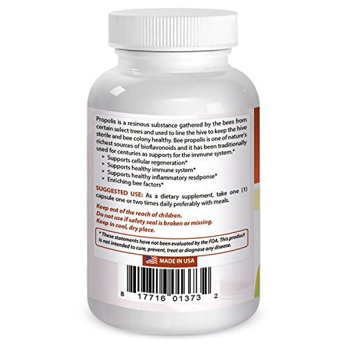 Bee Propolis 500 mg 120 Capsules Y629643