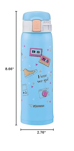 Zojirushi SM-SA60BA Stainless Steel Vacuum Insulated Mug, 20 oz, Black M947