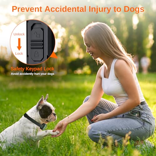 Fluffee RC09 Dog Training Collar with Remote, 3 Modes, IPX7 Waterproof U148570