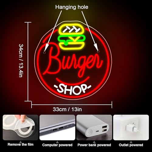 WLHOPE Mushroom Frog Neon Light for Wall Decor LED Sign C930185
