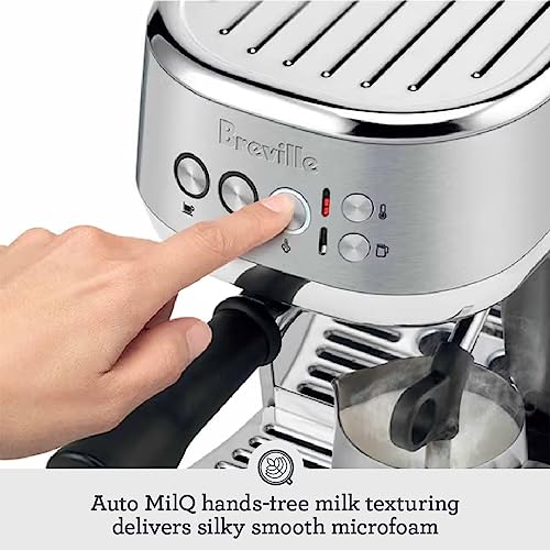 Breville Bambino Plus Espresso Machine BES500BSS, Brushed Stainless Steel D96702