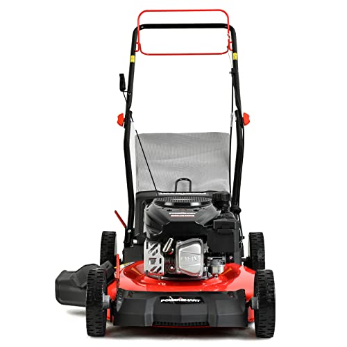 PowerSmart 21 in. Self Propelled Gas Lawn Mower with Briggs and Stratton E550 Engine W7409