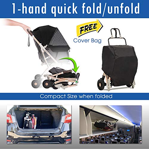 Pet Rover Lite Premium Light-Weight Pet Stroller with Aluminum Frame for Small & Medium Pets S333986