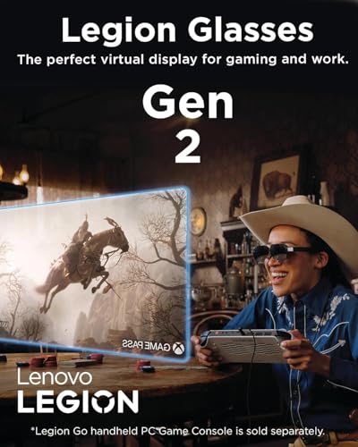 Lenovo Legion Go S 2025 Mobile Gaming Console, AMD Ryzen Z2 Go, 8" 120Hz Display, 512GB, Glacier White H896767