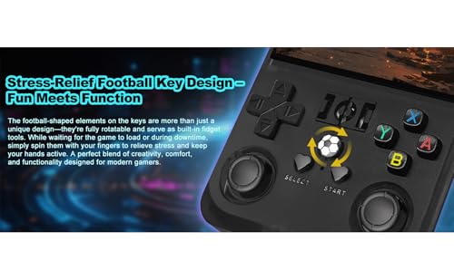 Portable Handheld Game Console with 18,000+ Classic Games, Black 64GB D484669