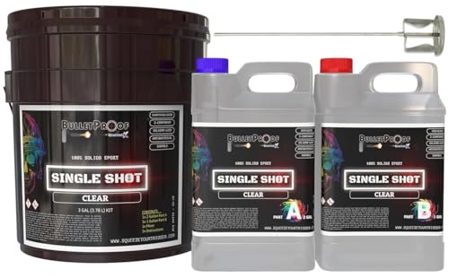 BP Resins Single Shot 100% Solids Epoxy Resin Kit 3 Gallon Light Gray H8151