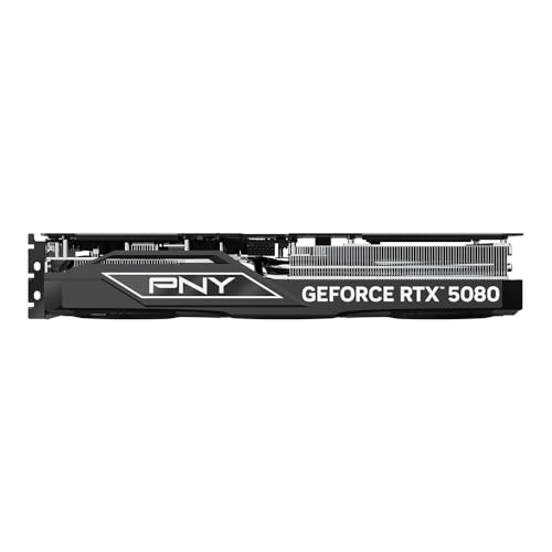 PNY NVIDIA GeForce RTX 5080 16GB ARGB Overclocked Triple Fan Graphics Card E78077