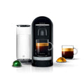 Nespresso Vertuo Plus Coffee and Espresso Maker by Breville, Ink Black with Aeroccino Milk Frother