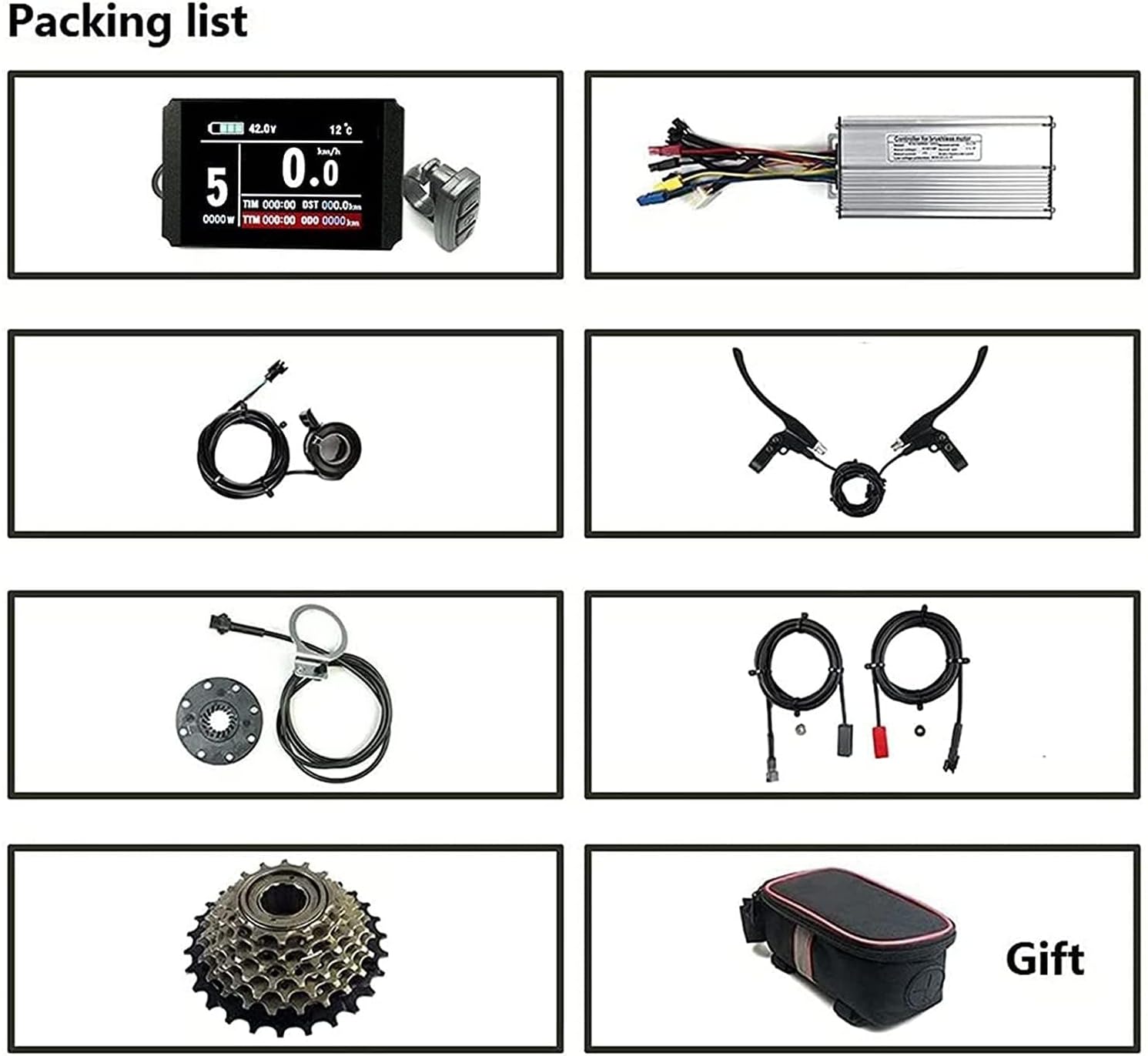 Ebike Conversion Kit 26" Rear Wheel Hub Motor 48V 350W L962784
