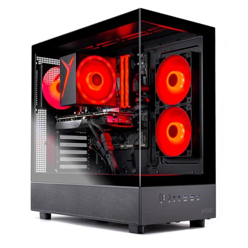 Skytech Gaming Azure 3 Desktop PC, Ryzen 7 9700X, RTX 5060, 32GB DDR5, 1TB SSD, Win 11 T224180