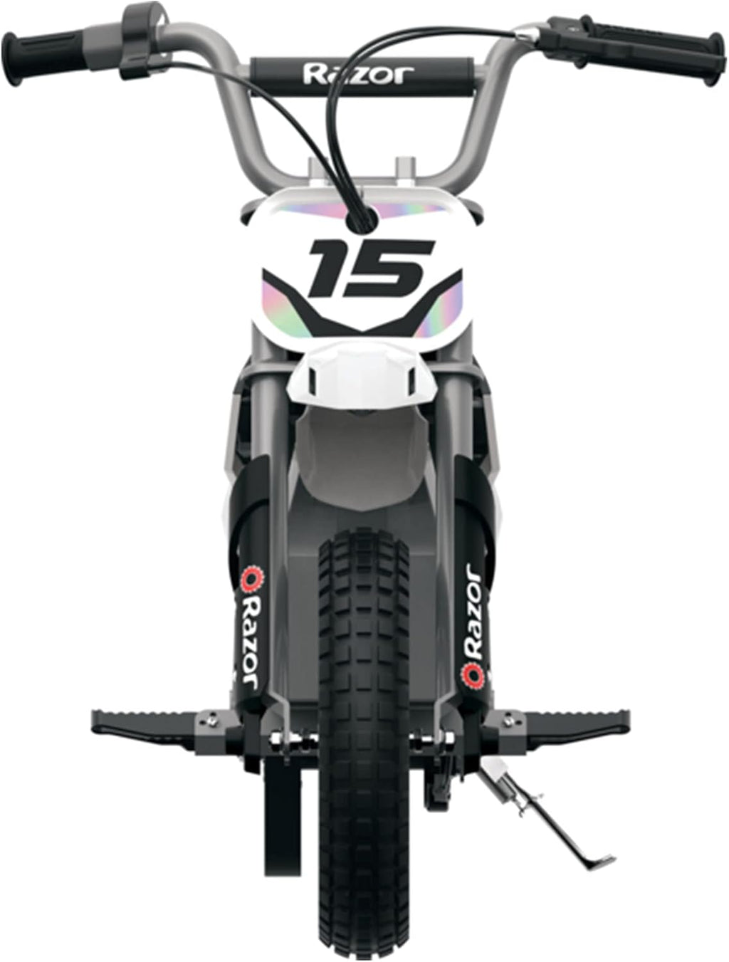 Razor MX400 Dirt Rocket 24V Electric Toy Motocross Bike, White, 2 Pack A989827
