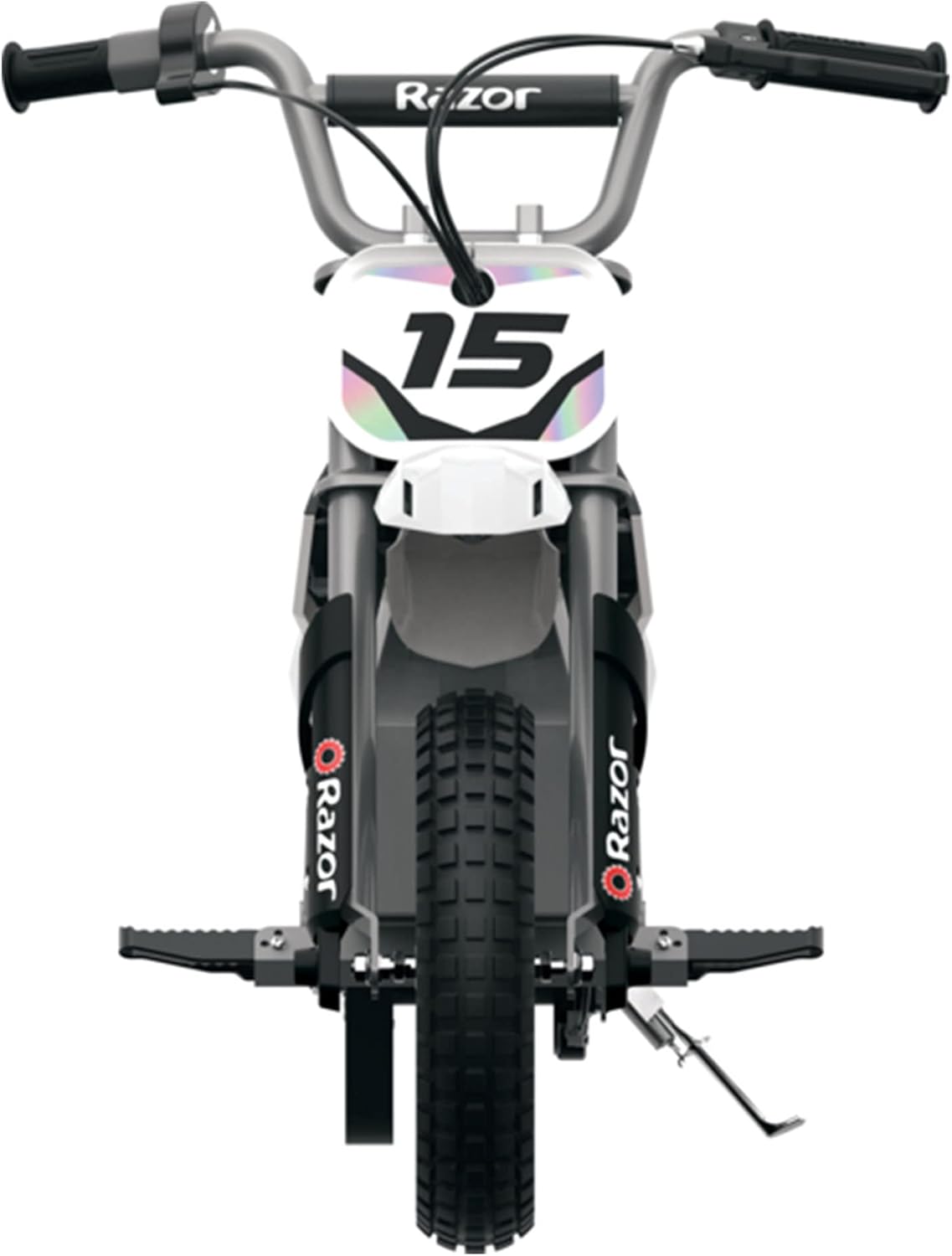 Razor MX400 Dirt Rocket 24V Electric Toy Motocross Bike, White, 2 Pack A989827