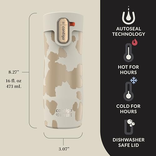 Contigo AUTOSEAL West Loop Vacuum-Insulated Stainless Steel Travel Mug 20 oz U753927