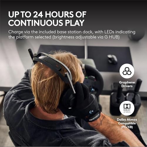 Logitech G Astro A50 Wireless Gaming Headset + Base Station for PS5, Xbox, PC V69935