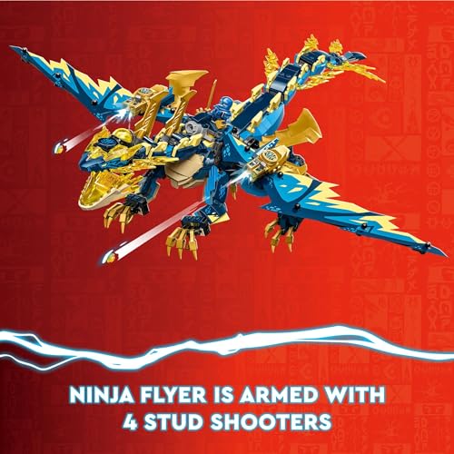 LEGO NINJAGO Elemental Dragon vs. The Empress Mech 71796 Building Toy Set L509