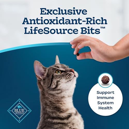Blue Buffalo Tastefuls Natural Dry Cat Food, Chicken & Brown Rice, 15-lb Bag O950507