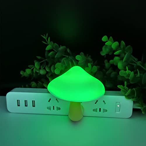 AUSAYE 5Pack Sensor LED Night Light Plug in Mushroom Lamp for Bedroom G797882
